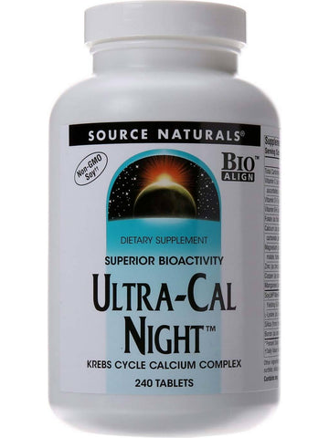 Source Naturals, Ultra-Cal Night™ Calcium Complex, 240 tablets