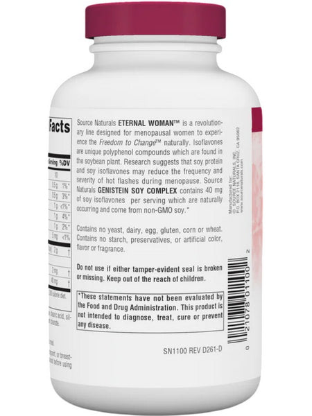 Source Naturals, Eternal Woman Genistein Soy Complex, 120 Tablets