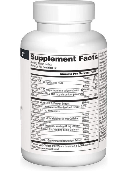 Source Naturals, Diet-Phen™ with St. John's Wort 814 mg, Classic Label, 45 tablets