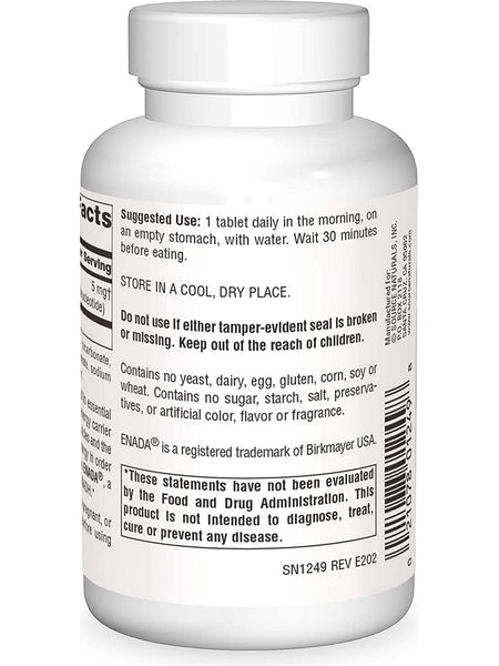 Source Naturals, Enada® NADH 5 mg, 30 tablets