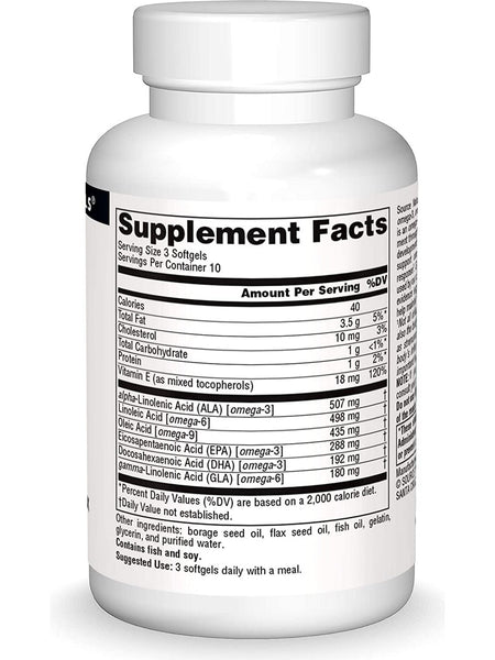 Source Naturals, Essential Fatty Acids, Complete, 30 softgels