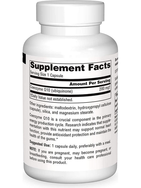 Source Naturals, Coenzyme Q10 200 mg, 30 capsules