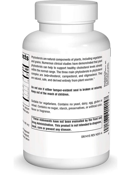 Source Naturals, Beta Sitosterol, Mega Strength 375 mg, 60 tablets