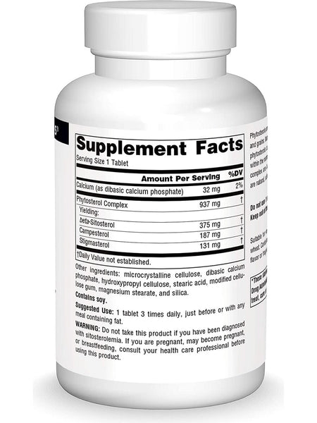 Source Naturals, Beta Sitosterol, Mega Strength 375 mg, 60 tablets