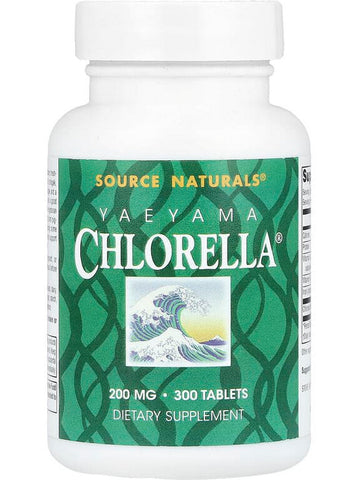 Source Naturals, Yaeyama Chlorella, 200 mg, 300 Tablets