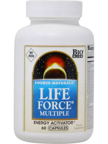 Source Naturals, Life Force® Multiple, No Iron, 60 capsules