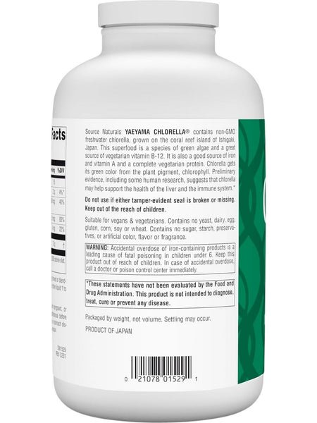 Source Naturals, Yaeyama Chlorella, 16 oz