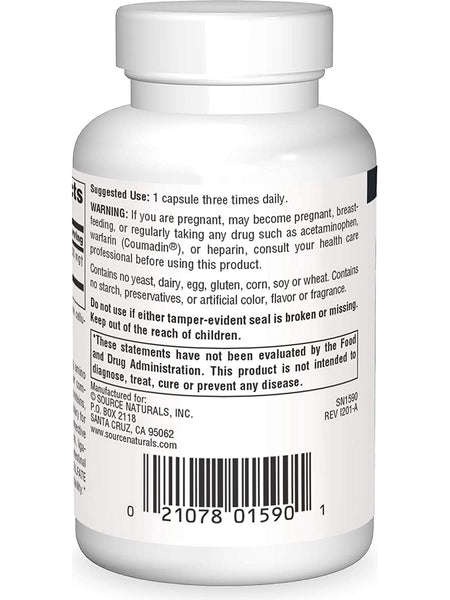 Source Naturals, Glucosamine Sulfate 500 mg, 60 capsules