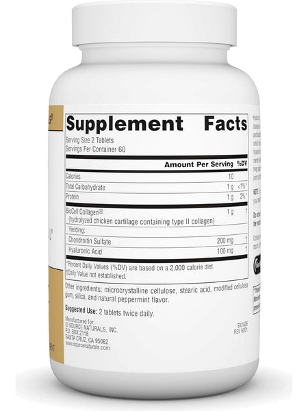 Source Naturals, Skin Eternal Hyaluronic Acid, 120 ct