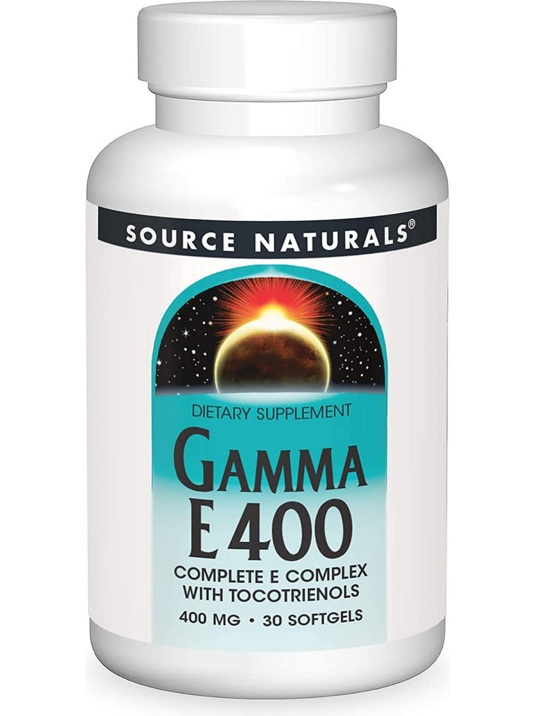 Source Naturals, Gamma E 400 Complex 400 mg, 30 softgels