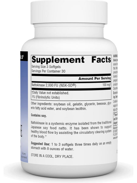 Source Naturals, Nattokinase, 33mg, 90 softgels