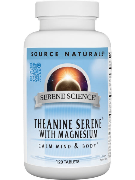 Source Naturals, Theanine Serene with Magnesium, 120 Tablets