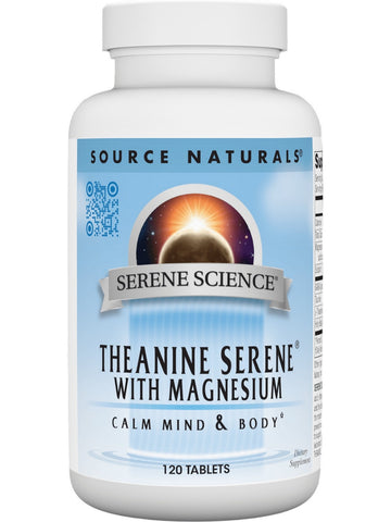 Source Naturals, Theanine Serene with Magnesium, 120 Tablets