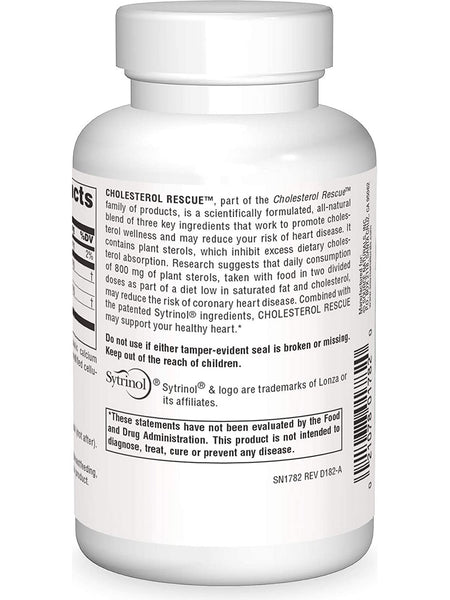 Source Naturals, Cholesterol Rescue™ 604 mg, 90 tablets