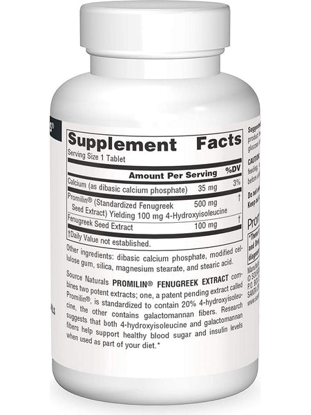 Source Naturals, Promilin™ Fenugreek Extract 500 mg, 90 tablets