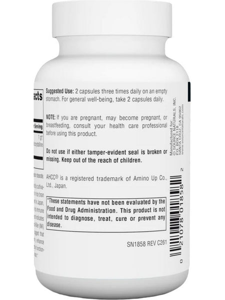 Source Naturals, AHCC, 500 mg, 60 Capsules