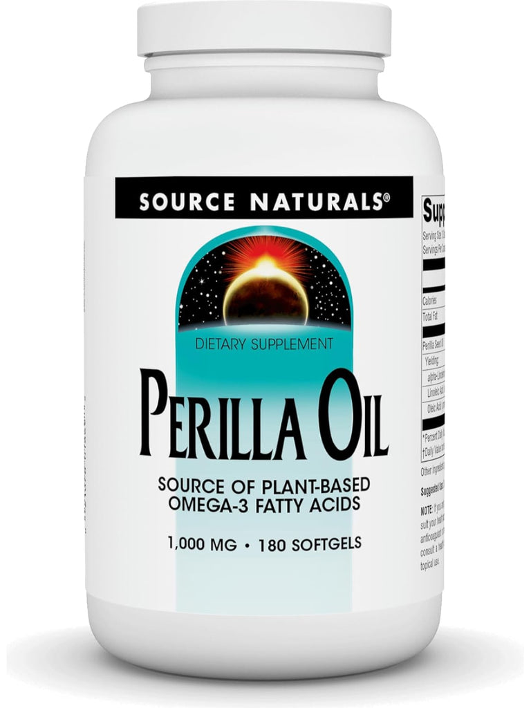 Source Naturals, Perilla Oil, 1000mg, 180 softgels