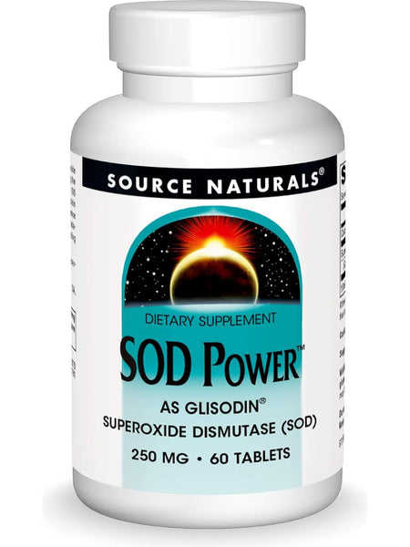Source Naturals, SOD Power, 250mg, 60 ct