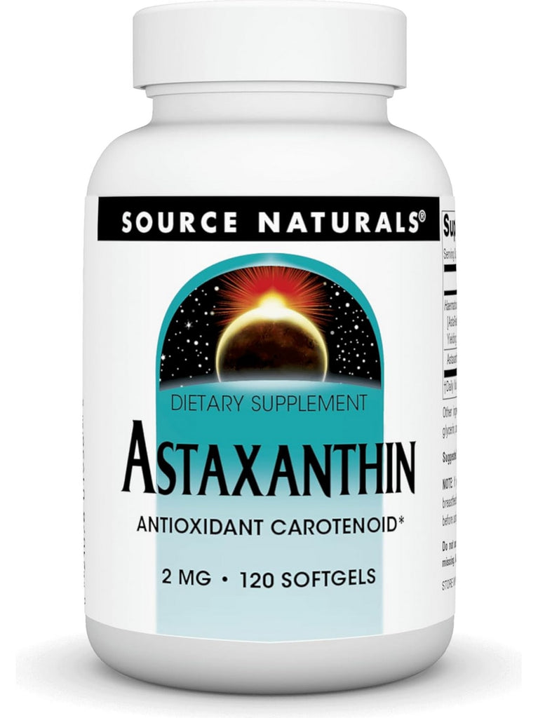 Source Naturals, Astaxanthin, 2mg, 120 softgels