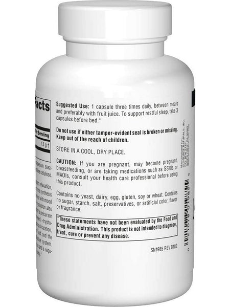 Source Naturals, L-Tryptophan 500 mg, 120 capsules