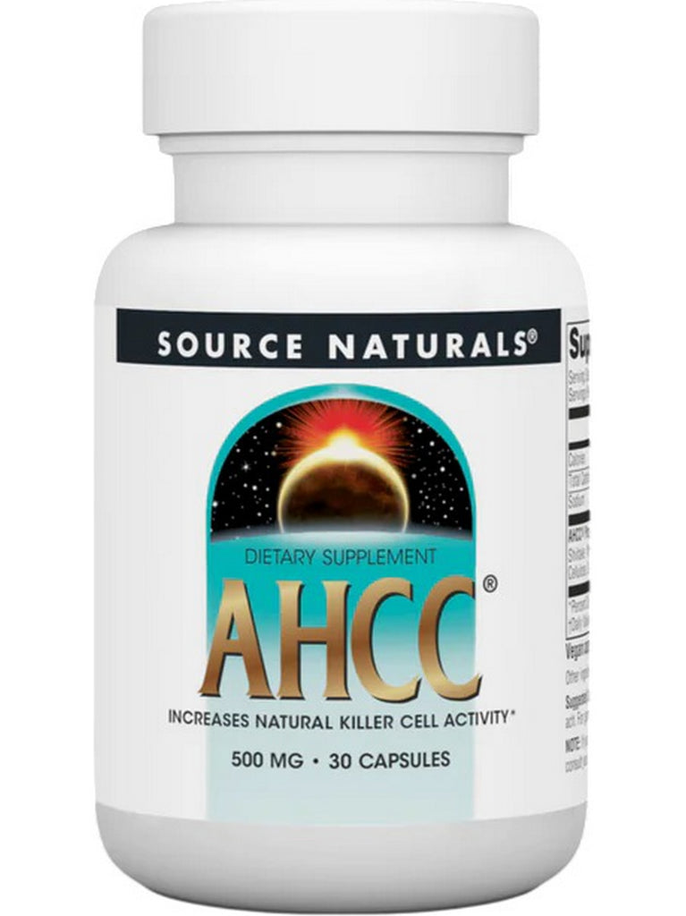 Source Naturals, AHCC, 500 mg, 30 Vegetarian Capsules