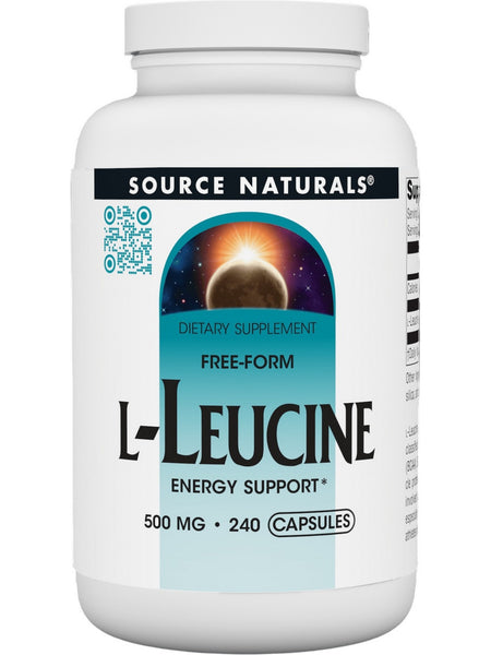 Source Naturals, L-Leucine, 500 mg, 240 Capsules