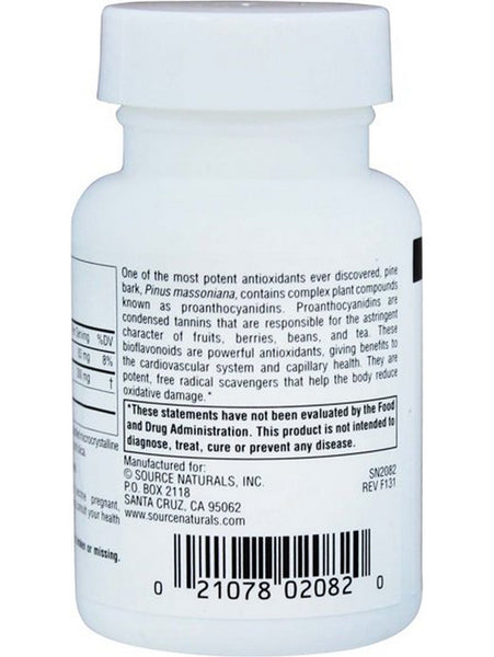 Source Naturals, Pine Bark Extract 150 mg, 30 tablets