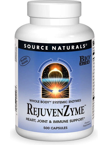 Source Naturals, RejuvenZyme™ 486 mg, 500 capsules
