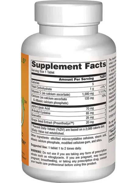 Source Naturals, Systemic C™ 1000 mg, 50 tablets