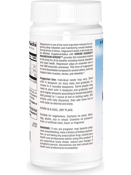 Source Naturals, Serene Science® Magnesium Serene™, Tangerine, 9 oz