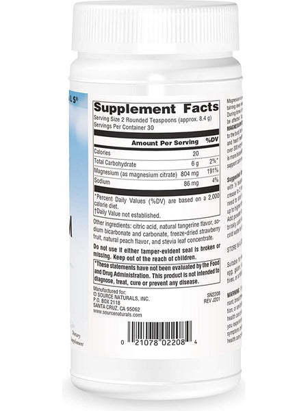 Source Naturals, Serene Science® Magnesium Serene™, Tangerine, 9 oz