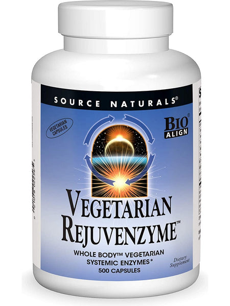 Source Naturals, Vegetarian RejuvenZyme™, 500 capsules