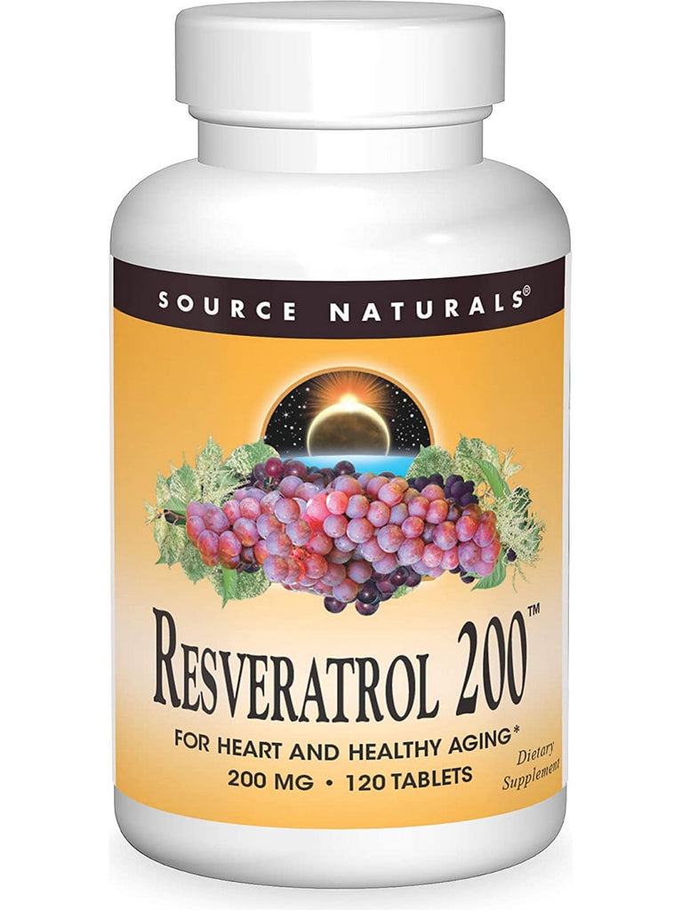 Source Naturals, Resveratrol 200â„¢ 200 mg, 120 tablets