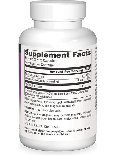 Source Naturals, Acai Extract 500 mg, 120 capsules