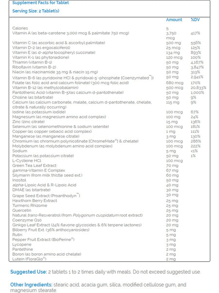 Source Naturals, Life Force® Vegan Multiple No Iron, 60 tablets