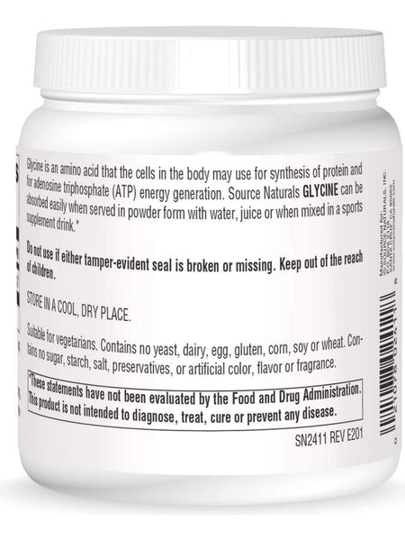 Source Naturals, Glycine, 8 oz