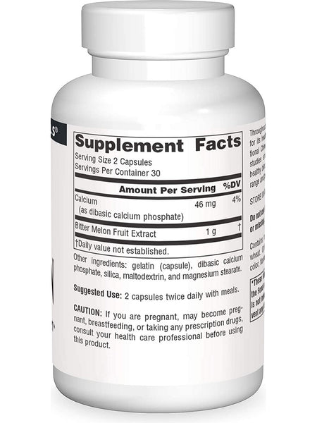 Source Naturals, Bitter Melon 500 mg, 60 capsules