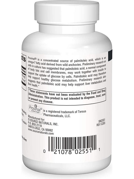 Source Naturals, Provinal® Omega-7, 60 softgels