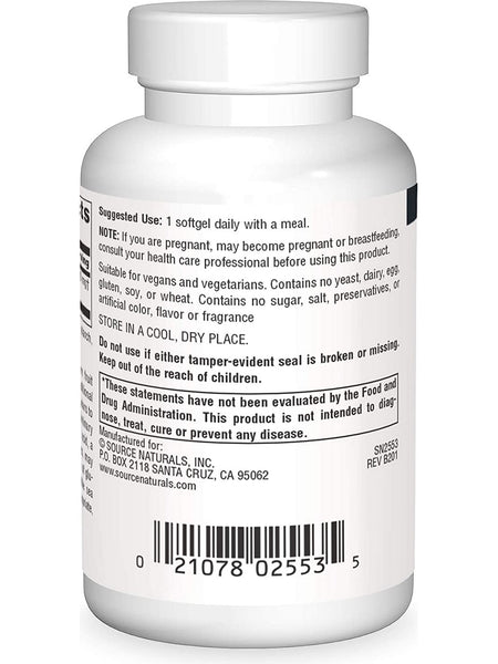 Source Naturals, Omega-7 Sea Buckthorn Fruit Oil, 30 vegi softgels