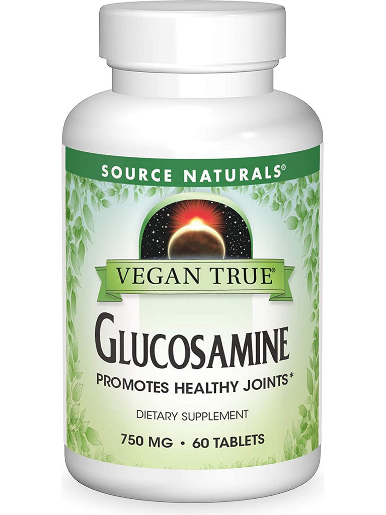 Source Naturals, Vegan True® Glucosamine 750 mg, 60 tablets