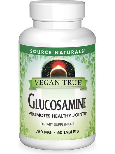 Source Naturals, Vegan True® Glucosamine 750 mg, 60 tablets