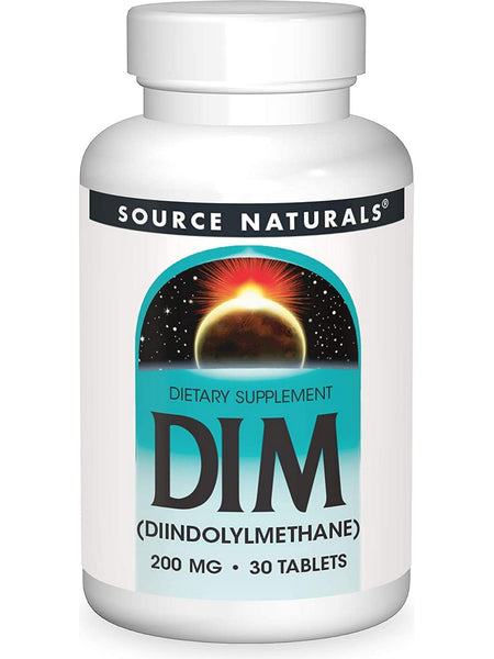 Source Naturals, DIM (Diindolylmethane) 200 mg, 30 tablets