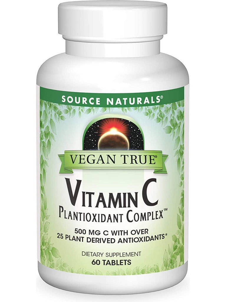 Source Naturals, Vegan TrueÂ® Vitamin C Plantioxidant Complex, 60 tablets