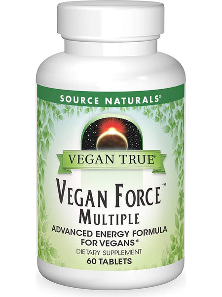 Source Naturals, Vegan True® Vegan Force™ Multiple, 60 tablets