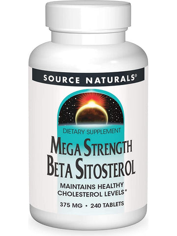 Source Naturals, Beta Sitosterol Mega Strength 375 mg, 240 tablets
