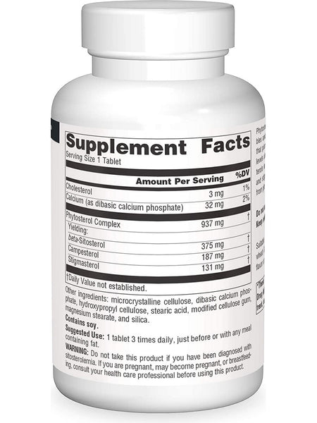 Source Naturals, Beta Sitosterol Mega Strength 375 mg, 240 tablets