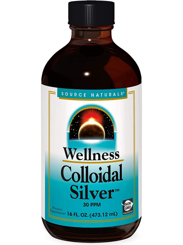 Source Naturals, Wellness Colloidal Silver™ 30 ppm, 16 fl oz