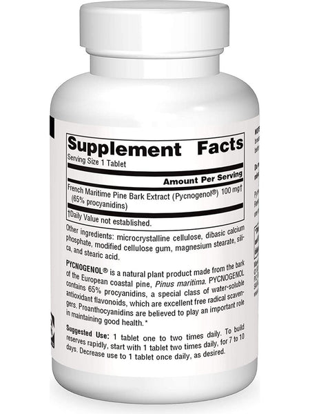 Source Naturals, Pycnogenol® 100 mg, 120 tablets