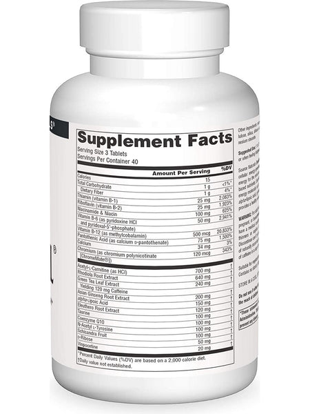 Source Naturals, EnerVital®, 120 tablets