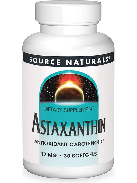 Source Naturals, Astaxanthin 12 mg, 30 softgels